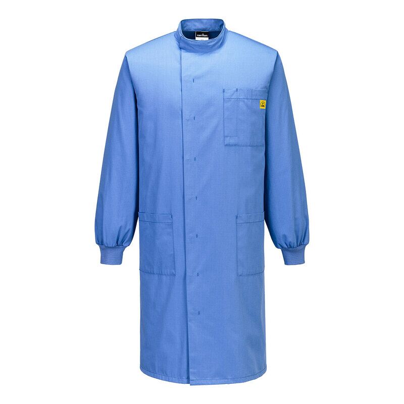Portwest Anti-Static ESD Howie Coat (Hamilton Blue / L / R)