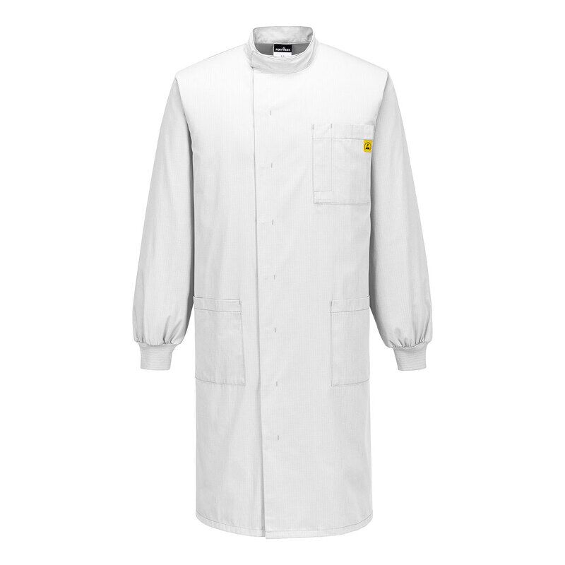 Portwest Anti-Static ESD Howie Coat (White / XL / R)