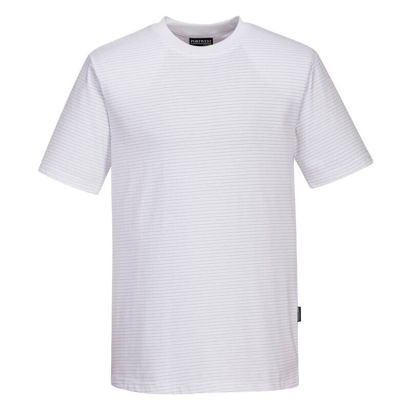 Portwest Anti-Static ESD T-Shirt (White / M / R)