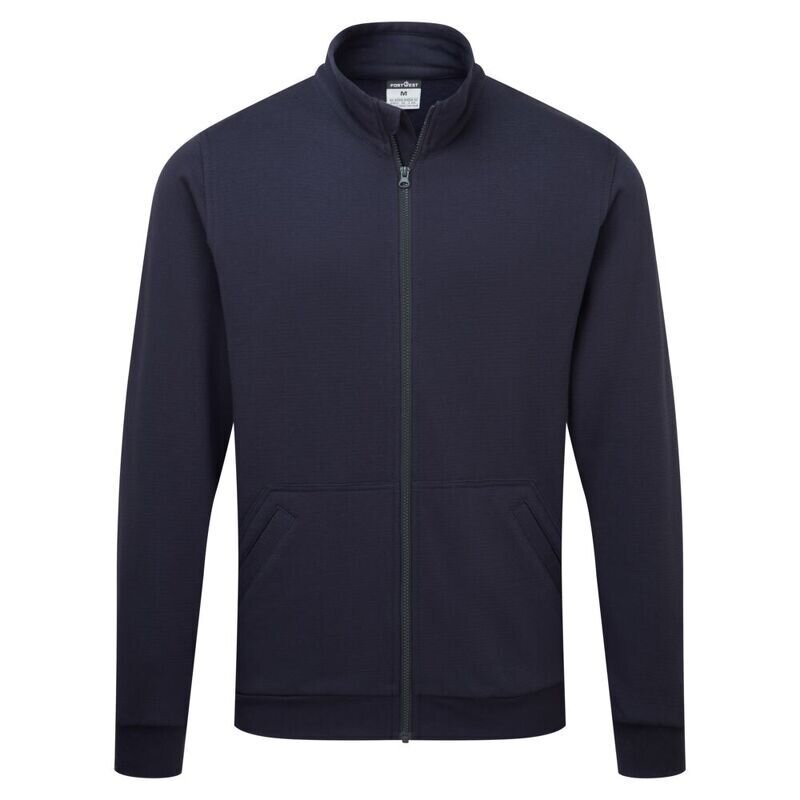 Portwest Anti-Static ESD Zip Sweatshirt (Navy NV / XS / R)