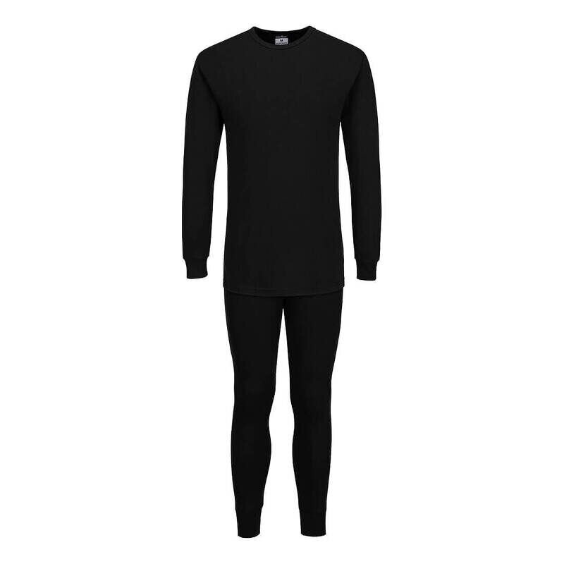 Portwest Thermal Base Layer Set (Black / 3XL / Regular Fit)