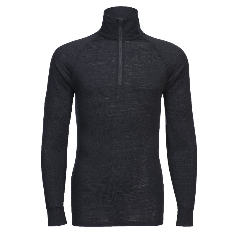 Portwest Merino Wool 1/4 Zip Baselayer Top (Black / L / R)