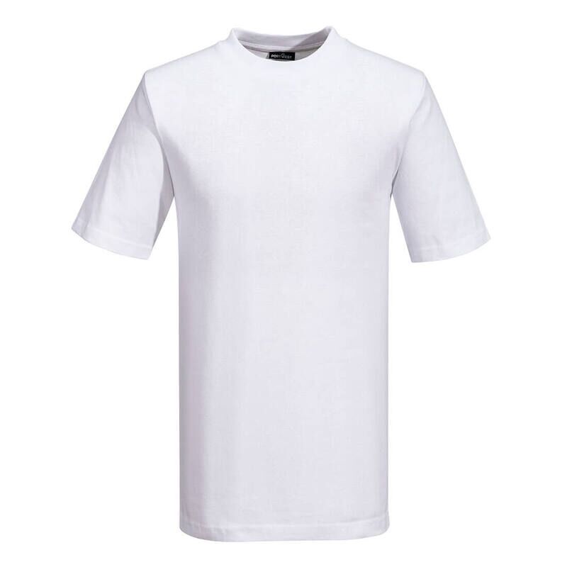 Portwest Turin Premium T-Shirt (White / XL / Regular Fit)