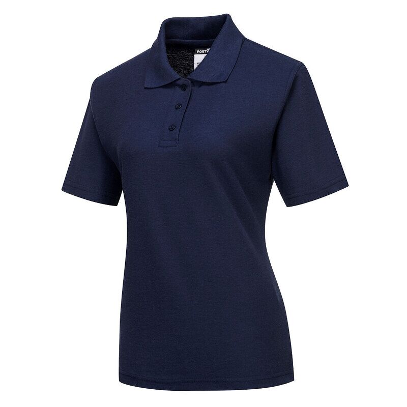 Portwest Naples Womens Polo Shirt (Navy / L / R)