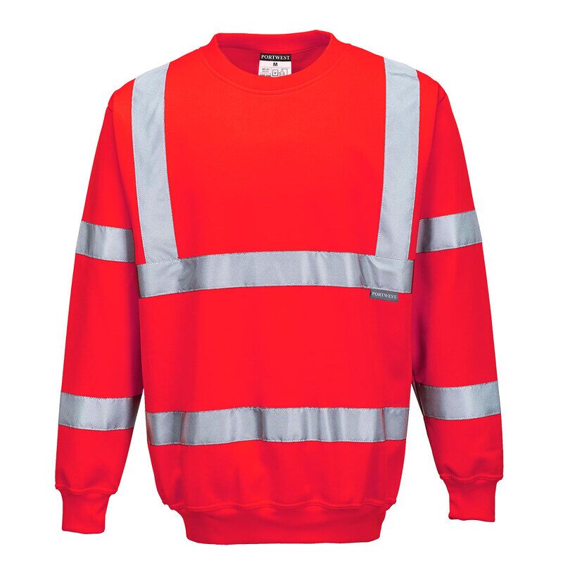 Portwest Hi-Vis Sweatshirt (Red / XXXL / R)