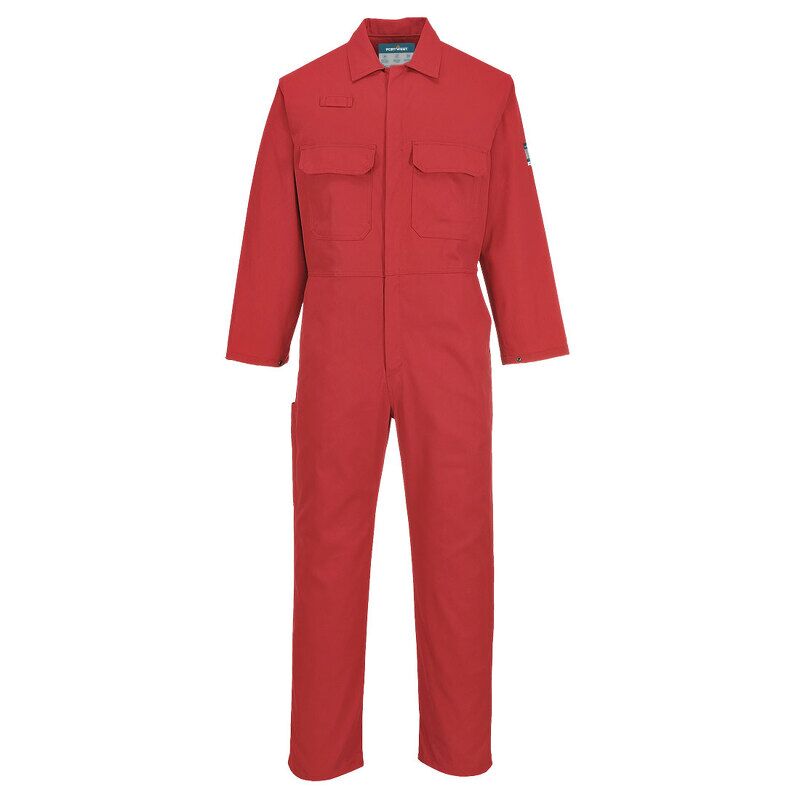 Portwest Bizweld Flame Resistant Coverall (Red / 4XL / Regular Fit)