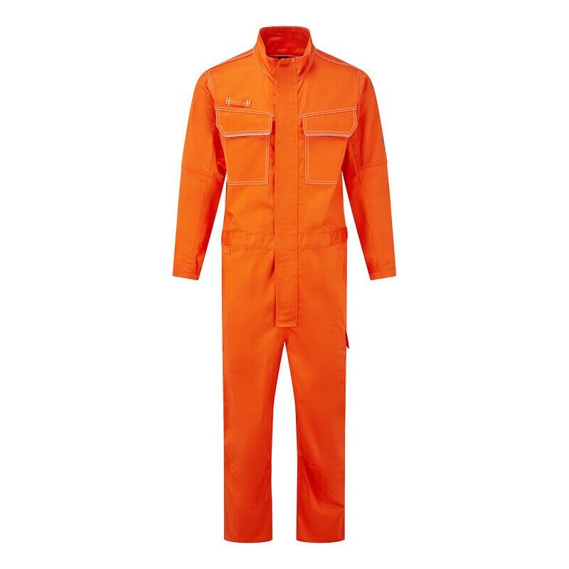 Portwest Bizweld Work Flame Resistant Coverall (Orange / L / Regular Fit)