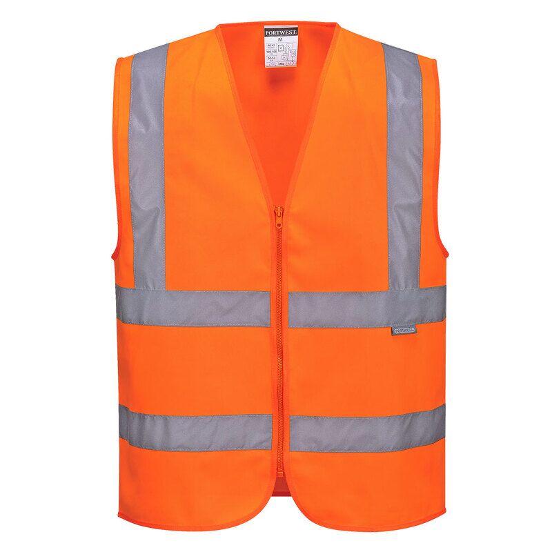 Portwest Hi-Vis Band and Brace Vest (Orange / L / Regular Fit)