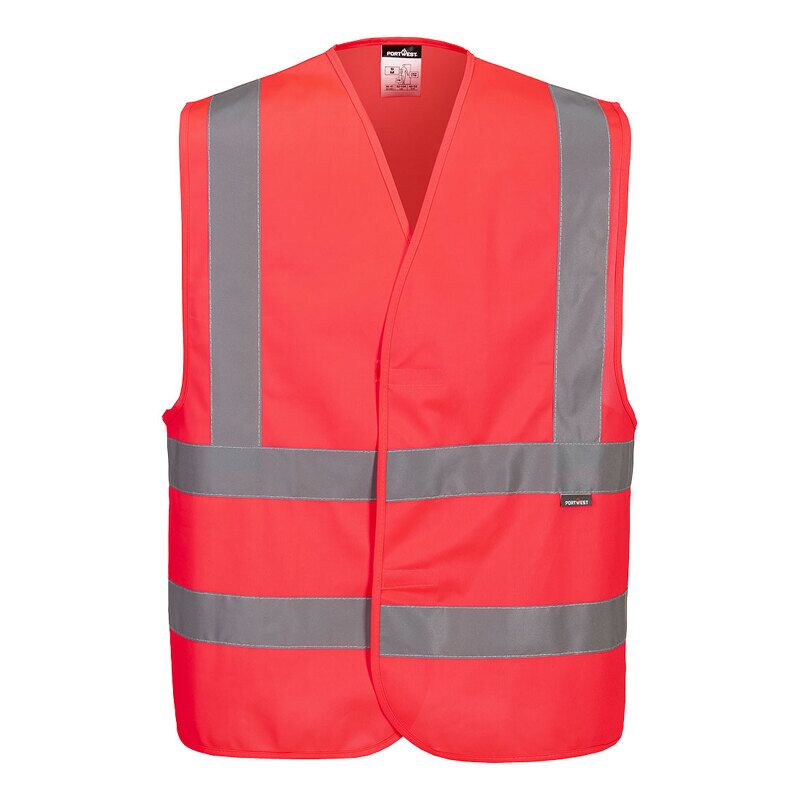 Portwest Hi-Vis Band and Brace Vest (Red / XX/3X / R)