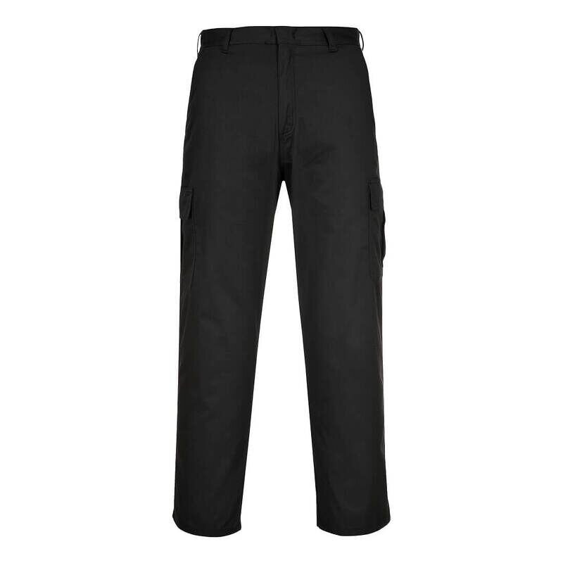 Portwest Combat Trousers (Black Short / 40/ Short Fit)