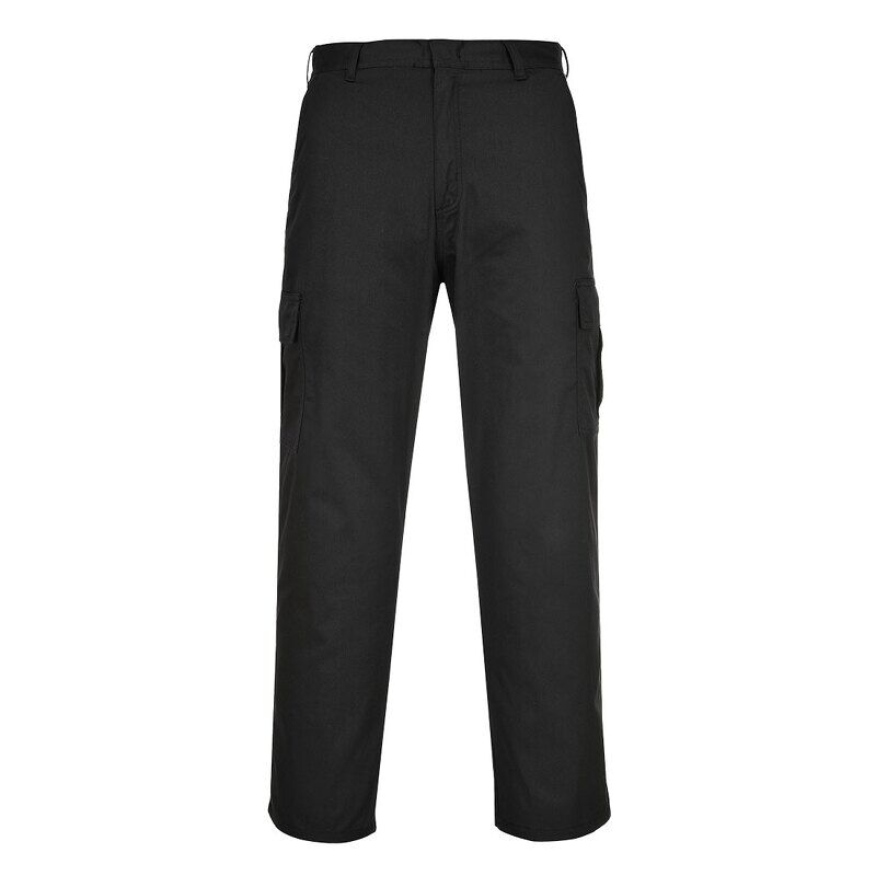 Portwest Combat Trousers (Black Tall / 42 / Tall Fit)