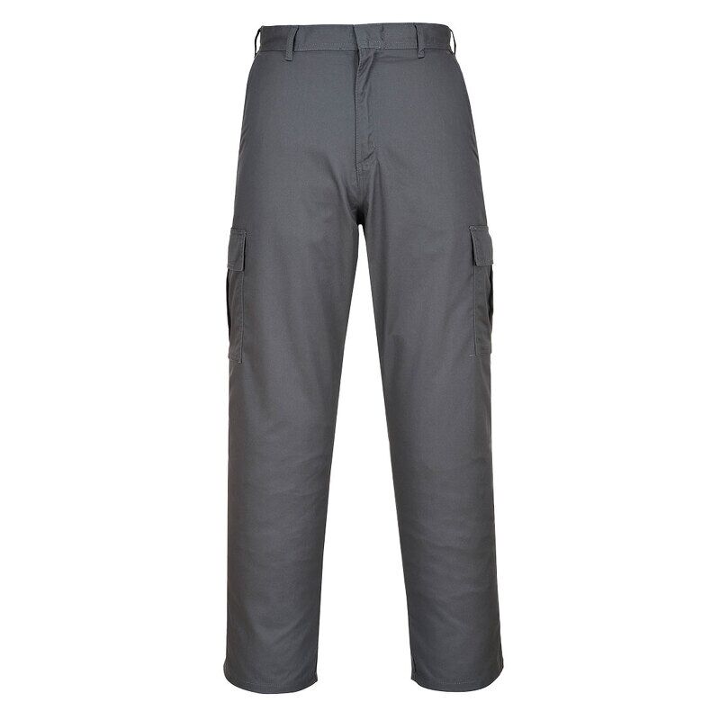 Portwest Combat Trousers (Grey Tall / 30 / Tall Fit)