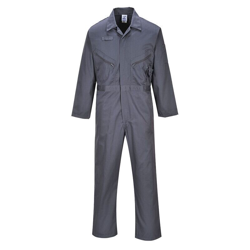 Portwest Liverpool Zip Coverall (Graphite Grey / S / Regular Fit)