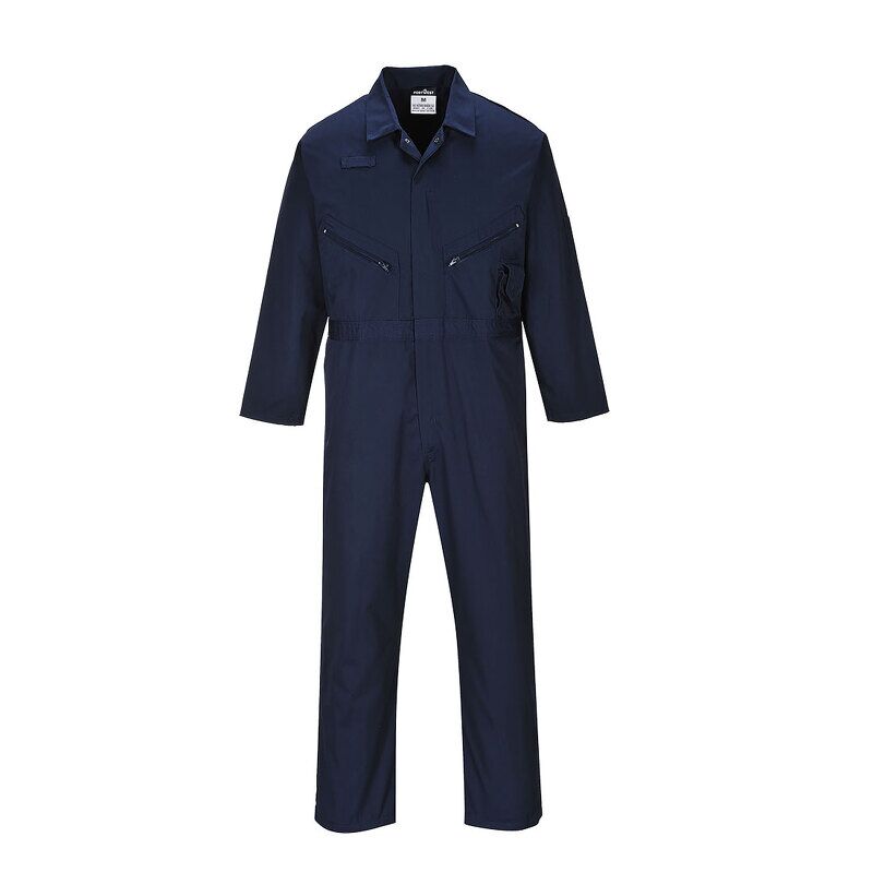 Portwest Liverpool Zip Coverall (Navy / XXL / Regular Fit)