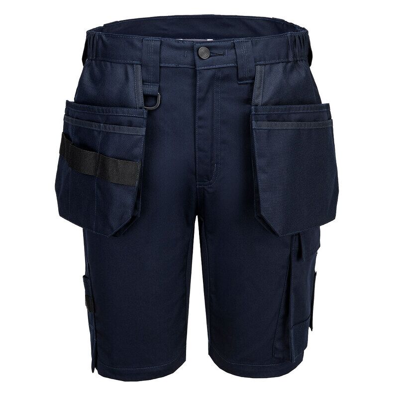 Portwest WX2 Eco Craft Holster Shorts (Navy / 42 / Regular Fit)