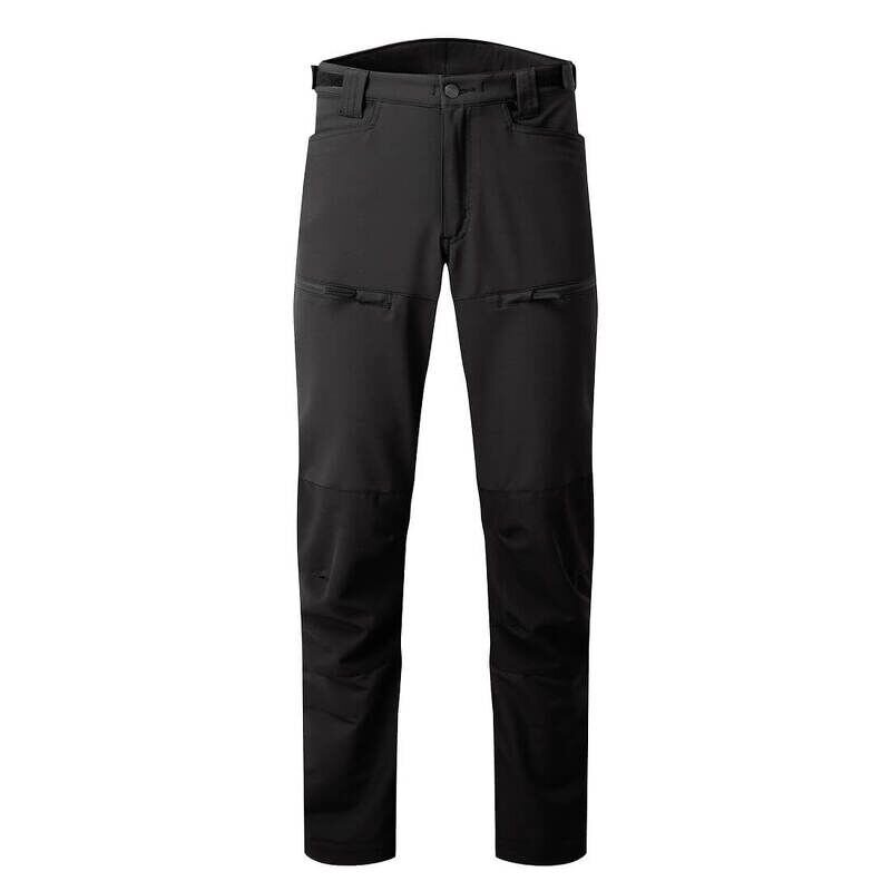 Portwest WX2 Eco Stretch Service Trousers (Black / 28 / Tall Fit)