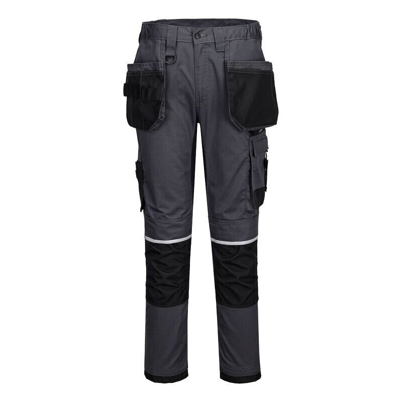 Portwest WX2 Eco Craft Holster Trousers (Metal Grey / 36 / Regular Fit)