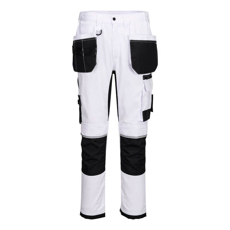 Portwest WX2 Eco Craft Holster Trousers (White / 30 / Regular Fit)