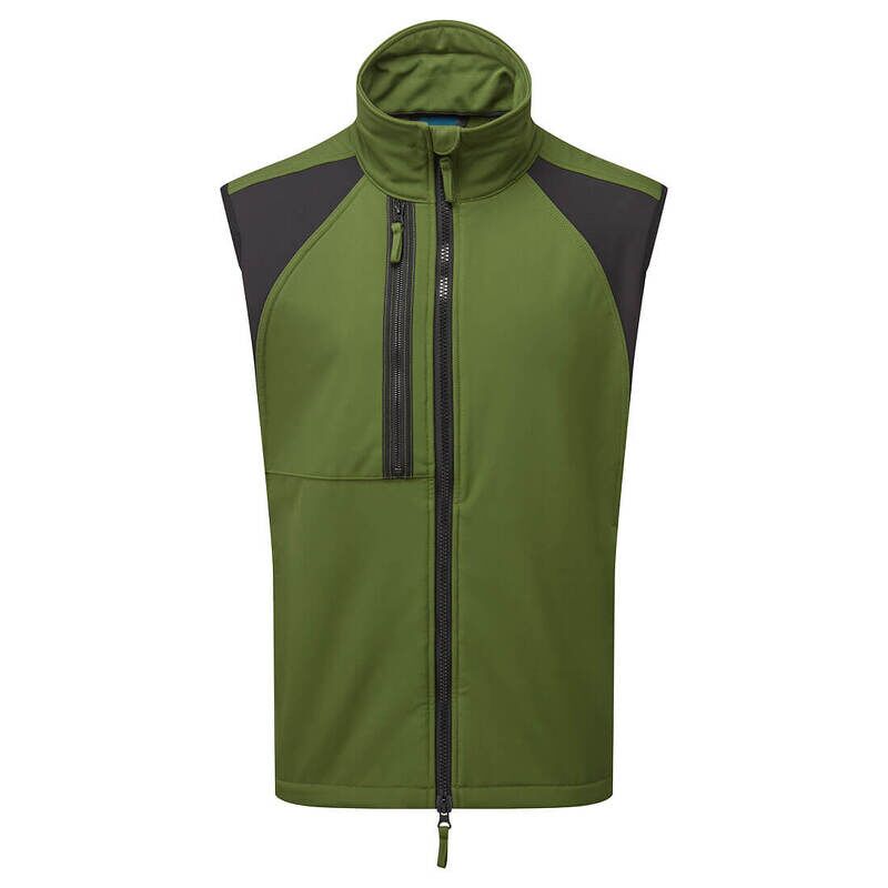 Portwest WX2 Eco Softshell Gilet (2 Layers) (Olive Green / XXXL / Regular Fit)