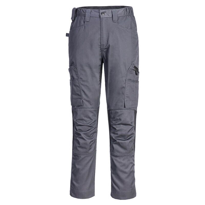 Portwest WX2 Eco Stretch Trade Trousers (Metal Grey / 32 / Regular Fit)
