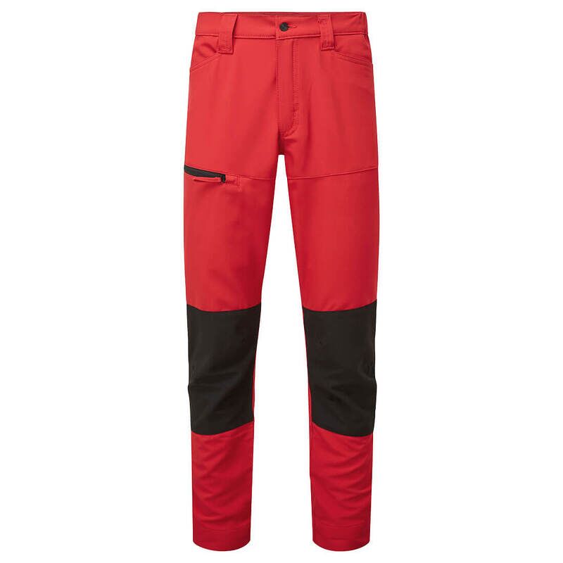 Portwest WX2 Eco Active Stretch Work Trousers (Deep Red / 30 / Regular Fit)