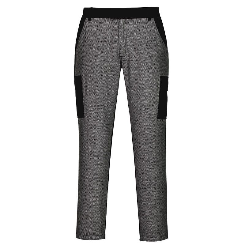 Portwest Combat Trousers with Cut Resistant Front (Black / M / Regular Fit)