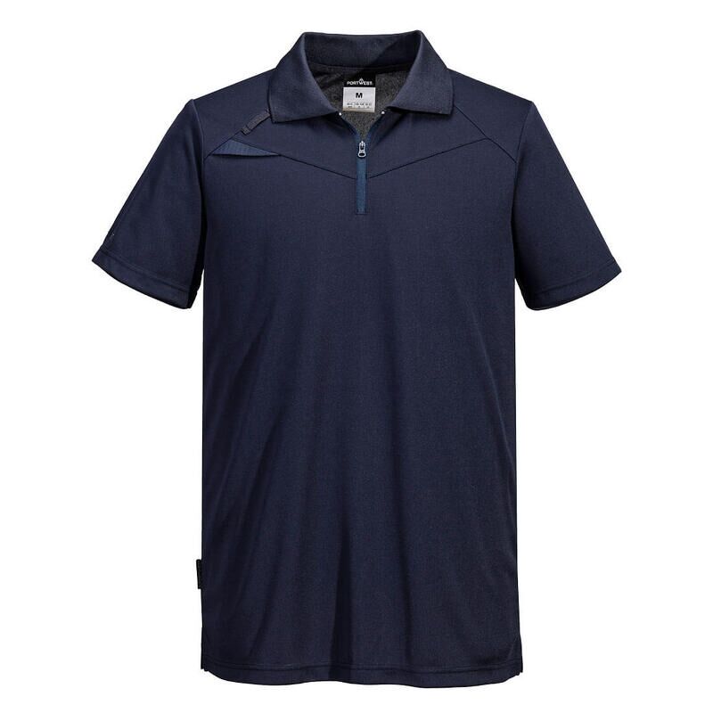 Portwest DX4 Short Sleeved Polo Shirt (All Navy / S / Regular Fit)