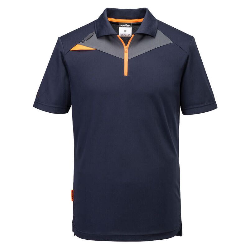 Portwest DX4 Short Sleeved Polo-Shirt (Navy / XXL / Regular Fit)