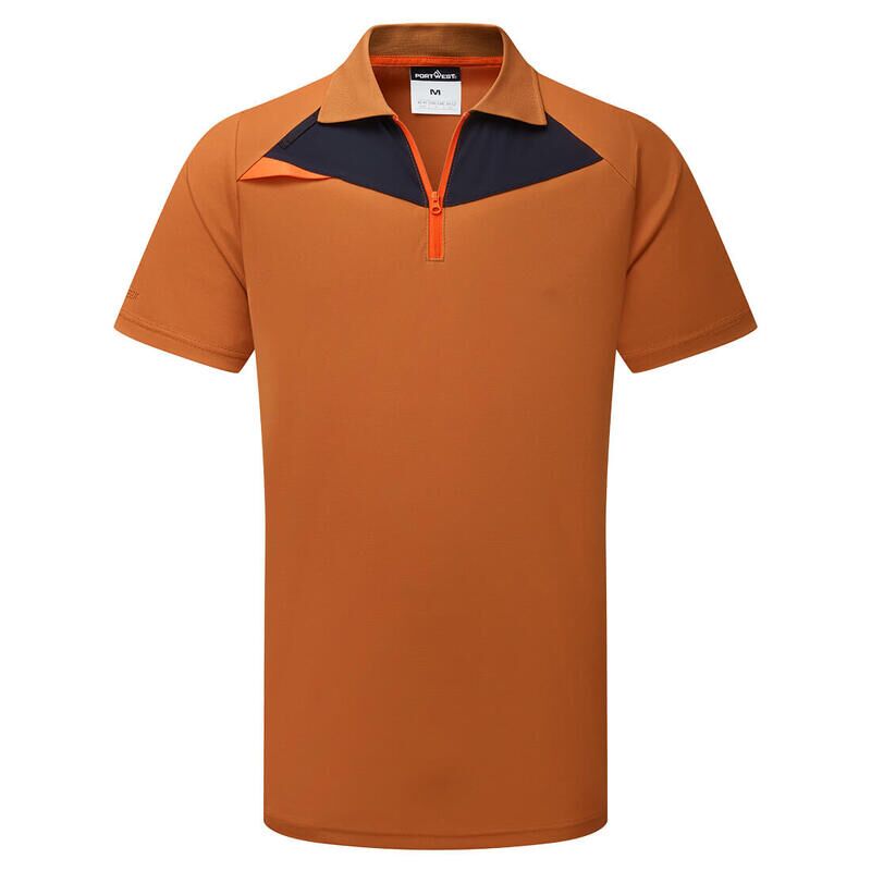 Portwest DX4 Short Sleeved Polo Shirt (Rust / XL / Regular Fit)