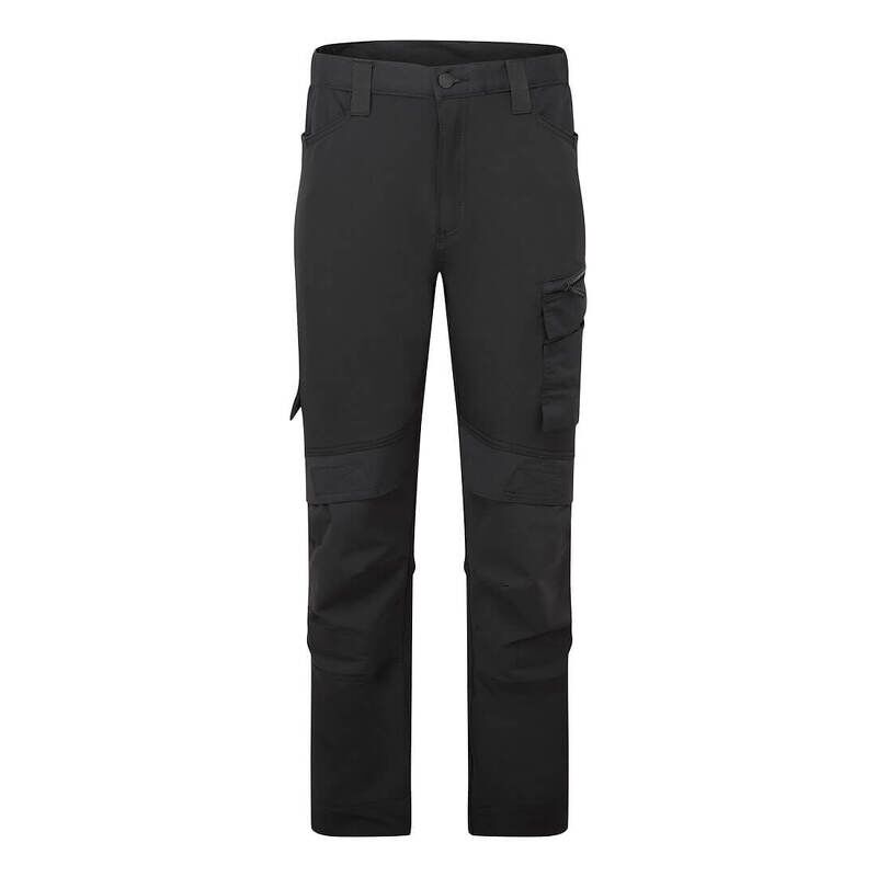 Portwest DX4 Trade Trousers (All Black / 38 / Regular Fit)