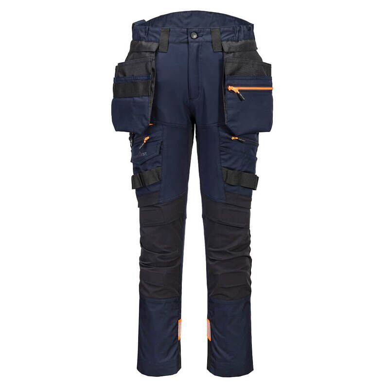 Portwest DX4 Detachable Holster Pocket Trousers (Navy / 33 / Regular Fit)