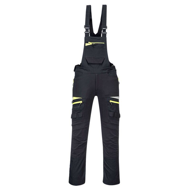 Portwest DX4 Work Bib and Brace (Black / M / Regular Fit)
