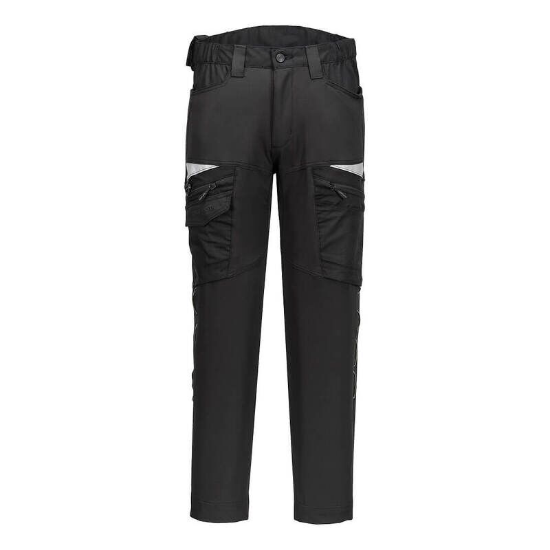 Portwest DX4 Service Trousers (Black / 42 / Regular Fit)
