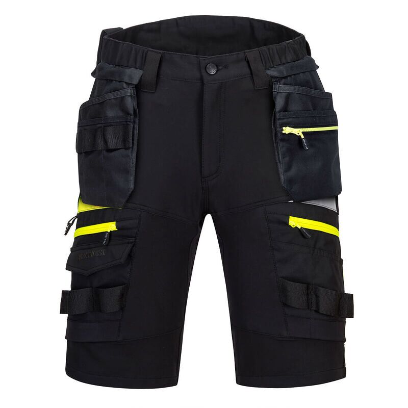 Portwest DX4 Detachable Holster Pocket Shorts (Black / 33 / R)