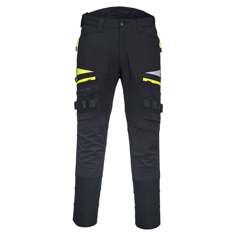 Portwest DX4 Work Trousers (Black / 38 / Regular Fit)