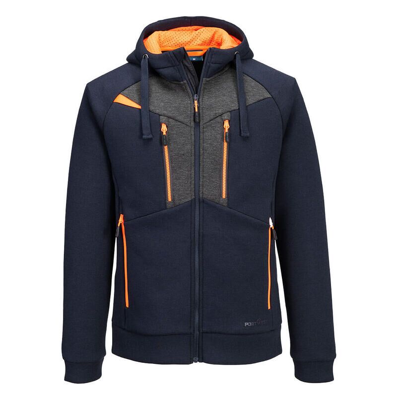 Portwest DX4 Zipped Hoodie  (Navy / XXXL / Regular Fit)