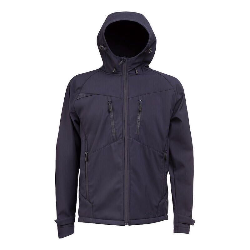 Portwest DX4 Hooded Softshell Jacket (3 Layers) (All Navy / XL / Regular Fit)