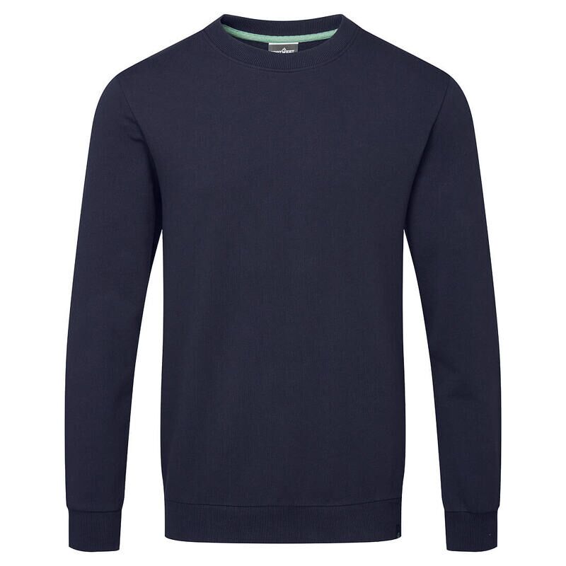 Portwest Organic Cotton Recyclable Sweatshirt (Navy / XXL / Regular Fit)
