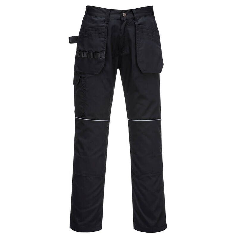 Portwest ES1 Essential Holster Trousers (Black Short / 38 / Short Fit)