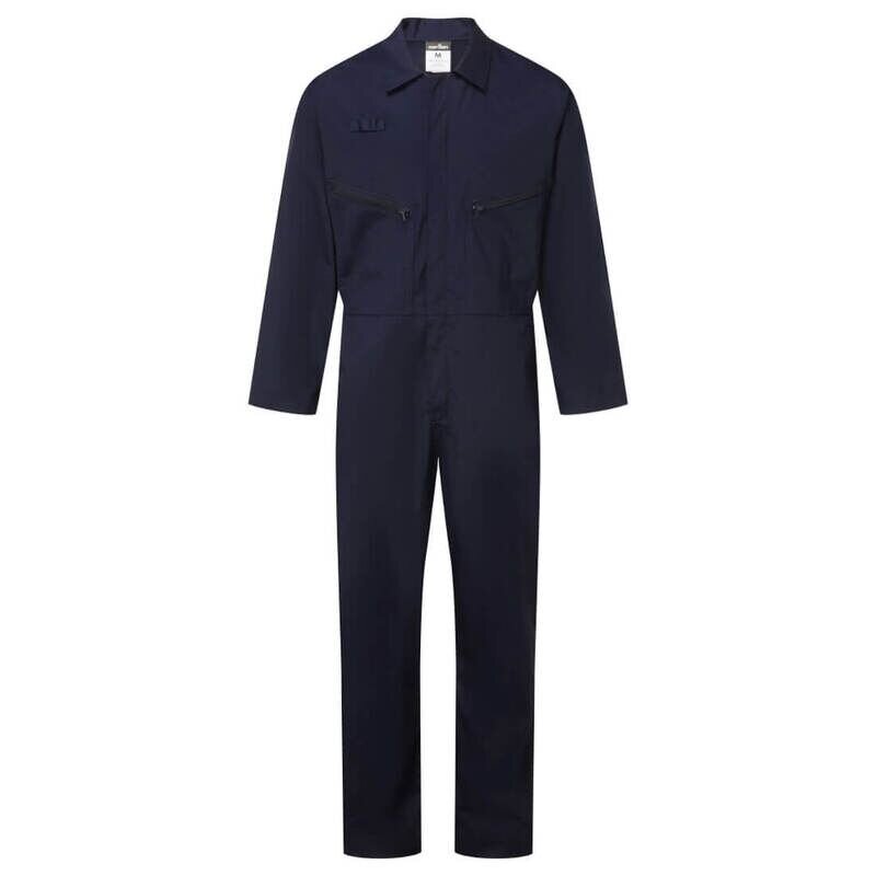 Portwest ES1 Essential Zip Boilersuit (Navy / XS / Regular Fit)
