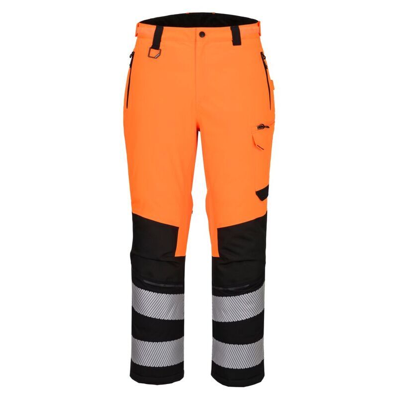 Portwest EV4 Hi-Vis Expedition Trousers (Orange/Black / L / Regular Fit)