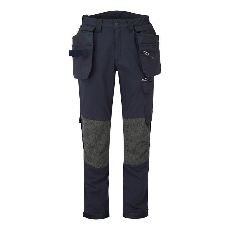 Portwest EV4 Stretch Detachable Holster Trousers (Navy / 32 / Regular Fit)