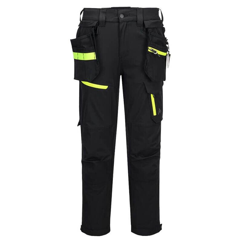 Portwest EV4 Lightweight Detachable Holster Trousers (Black / 40 / Regular Fit)