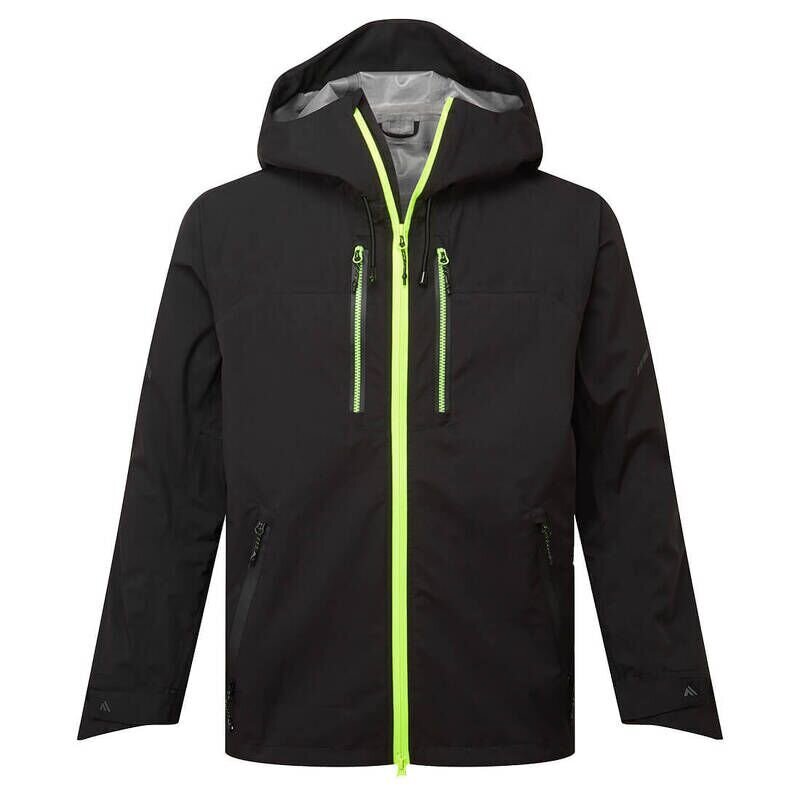 Portwest EV4 Shell Rain Jacket (Black / L / Regular Fit)