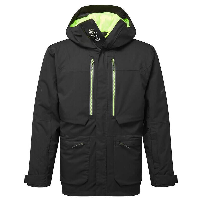 Portwest EV4 Winter Parka Jacket (Black / XXXL / Regular Fit)