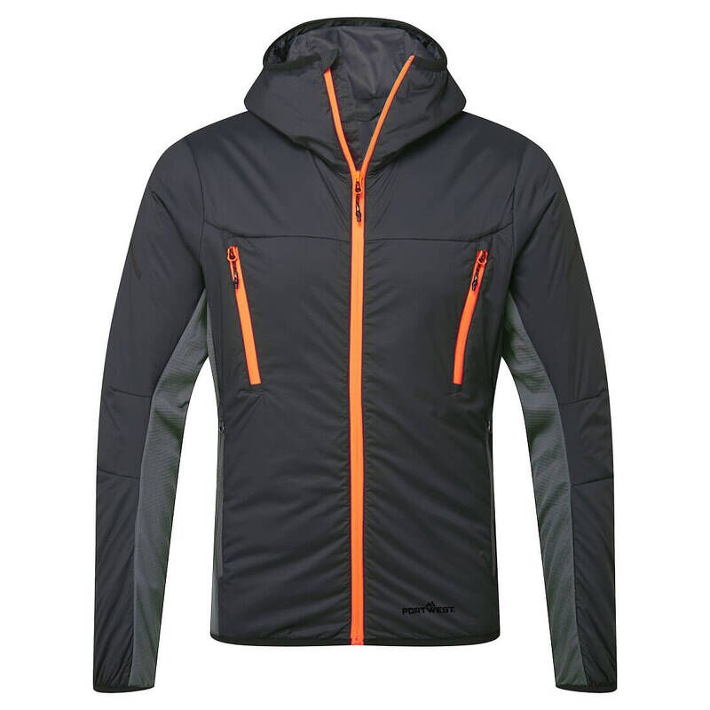 Portwest EV4 Insulated Hybrid Jacket (Metal Grey Tall / L / Tall Fit)