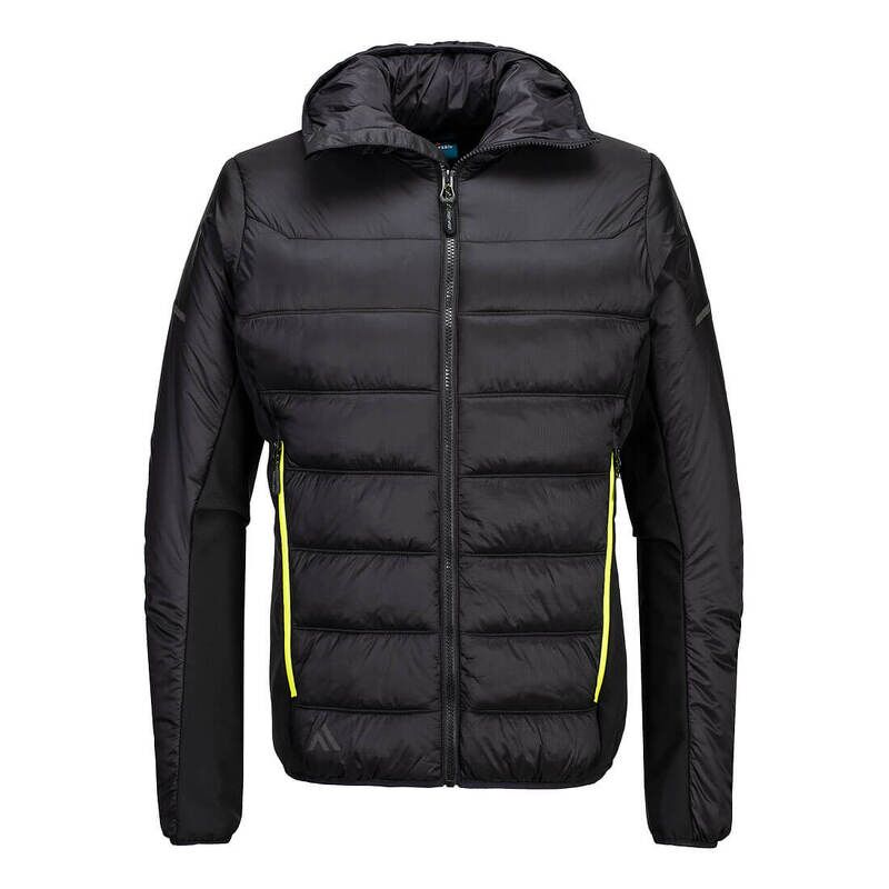 Portwest EV4 Insulated Baffle Jacket (Black / M / Regular Fit)