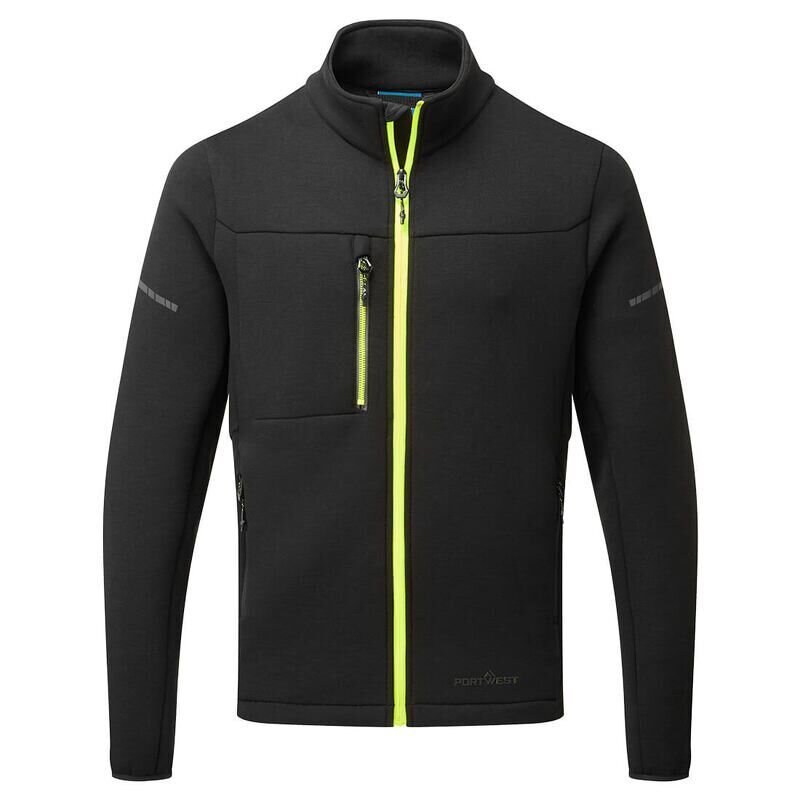 Portwest EV4 Technical Fleece Jacket (Black / S / Regular Fit)