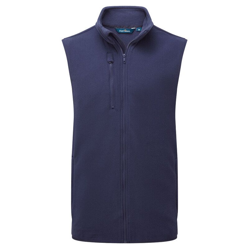Portwest Eco Fleece Gilet (Navy / XXL / Regular Fit)