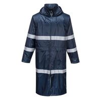 Portwest Classic Iona Rain Coat (Navy / M / Regular Fit)